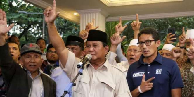 Real Count KPU Pagi, Prabowo Mengejar Jokowi