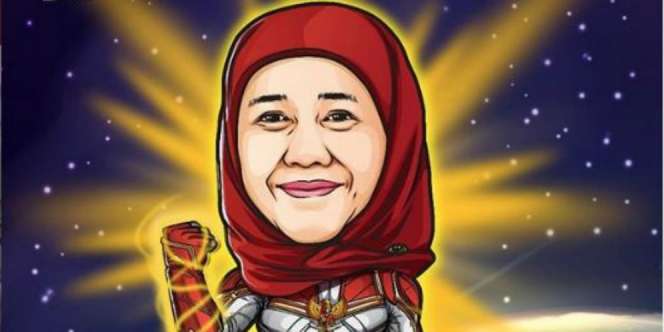 Demam Avengers: Endgame, Captain Khofifah Siap Lawan Thanos