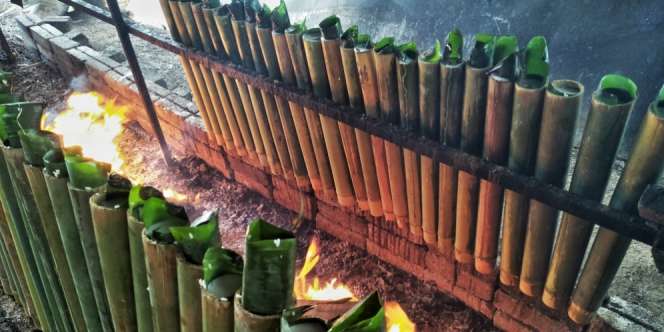 Ogah Terjebak Macet, `Horang Kayah` Naik Helikopter Beli Lemang