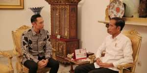 Pertanyaan yang Tak Dijawab AHY Usai Bertemu Jokowi