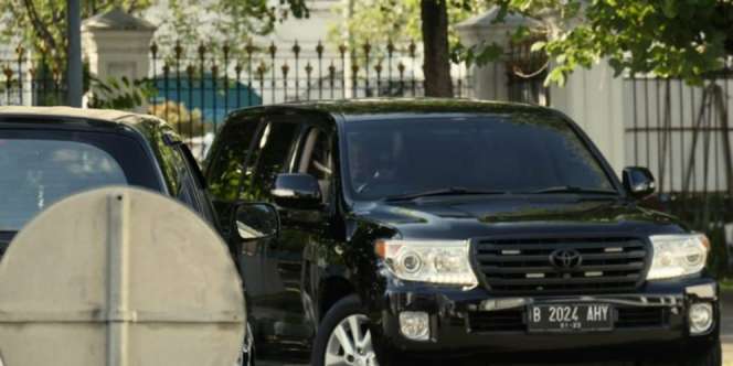 Segini Nilai Mobil B2024 yang Dikendarai AHY Saat temui Jokowi