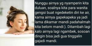 Terkuak, Inilah Alasan Cewek Lama Kalau Mandi