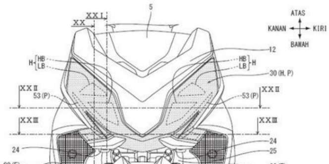 Sketsa Desain Bocor, Honda Siapkan Matik Penantang Lexi?