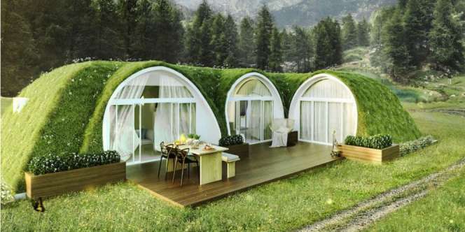 Desain Rumah Hobbit Ramah Lingkungan Jadi Kenyataan