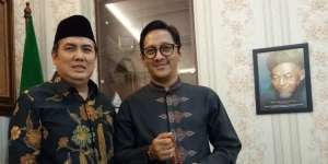 Ke PBNU untuk Minta Maaf, Andre Taulany Bergetar Dikasih Tasbih