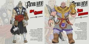 Ini Jadinya Jika Para Avengers Hidup di Era Majapahit