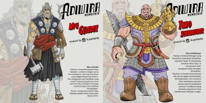 Ini Jadinya Jika Para Avengers Hidup di Era Majapahit