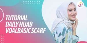 Tutorial Daily Hijab Voal Basic Scarf #aMinuteWithDream