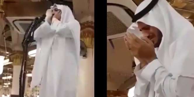 Debut Muazin Baru Masjid Nabawi Diwarnai Isak Tangis dan Sujud Syukur