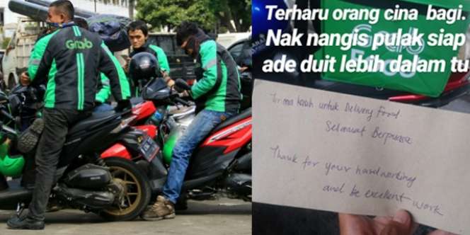 Kisah Haru Driver Ojol Dapat Bonus Usai Antar Makanan Saat Puasa