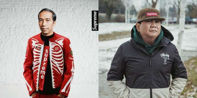Kala Para Tokoh Bergaya Hypebeast, Jokowi hinggga Prabowo