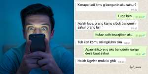8 Chatting Lucu Orang Bangunin Sahur, Bikin Auto Melek
