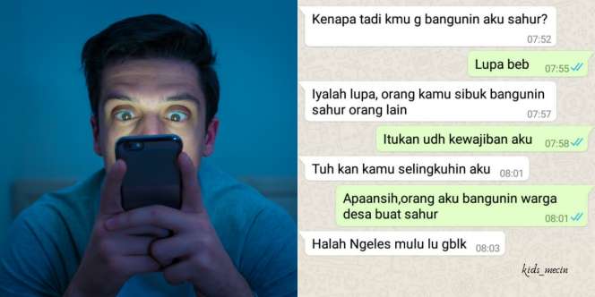 8 Chatting Lucu Orang Bangunin Sahur, Bikin Auto Melek