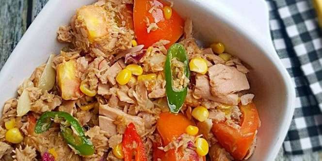 Resep Praktis Tumis Tuna Jagung untuk Sahur
