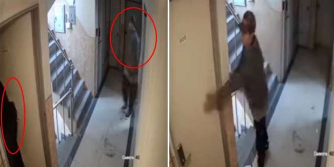 Horor! Wanita Ini Hampir Tertangkap Oleh Pria Penguntit