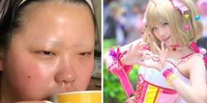 Para Cosplayer Bongkar Wajah Asli Tanpa Makeup, Hasilnya Mengejutkan!