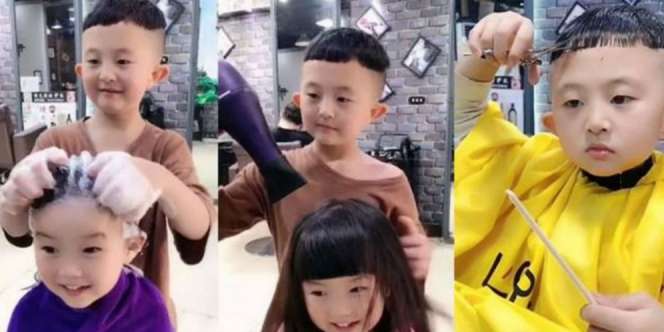 Keren, Bocah 6 Tahun Ini Jadi Hair Stylist Terkenal