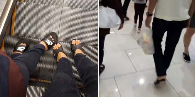 Cerita Haru di Balik Pria Pakai Sepatu Hak Ibunda