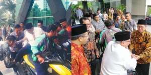 Hindari Macet, Prof Quraish Shihab Naik Ojol ke Acara Kemenag