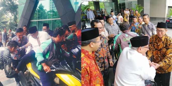 Hindari Macet, Prof Quraish Shihab Naik Ojol ke Acara Kemenag