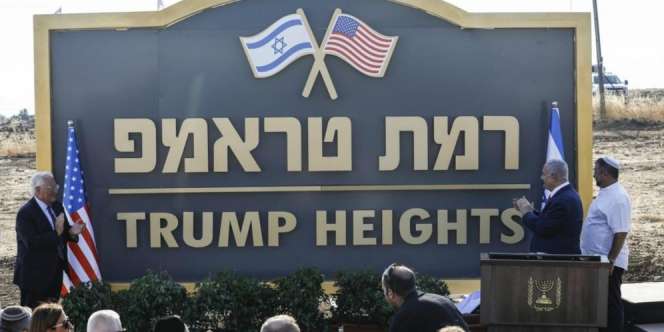 Israel Ubah Nama Dataran Tinggi Golan Jadi Trump Heights