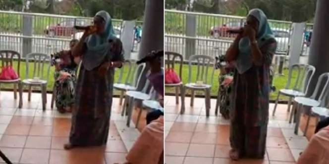 Keren! Suara Emak Ini Mirip Kurt Cobain Nirvana