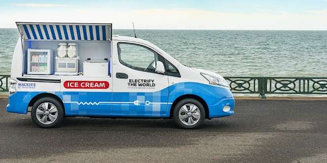 Keren, Truk Es Krim Buatan Nissan Diklaim Ramah Lingkungan