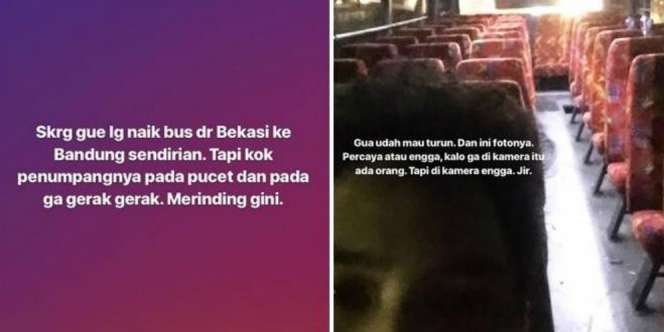 Viral Kisah Bus Horor Cikampek - Bandung, Ada Penumpang Tapi Tak Tampak di Foto