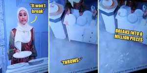 Ouch! Presenter Home Shooping Buat Barang yang Dipromosikan Hancur Saat Live