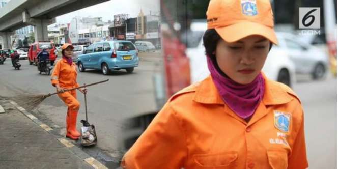 Petugas Kebersihan yang Wajah Cantiknya Sempat Viral Alami Kecelakaan