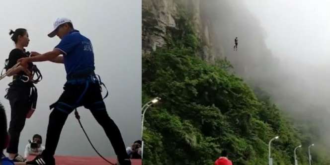 Biar Cepat Antar Makanan, Wanita Ini Terjun dari Tebing