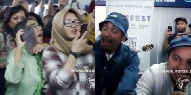 Video Emak-Emak Gelut di Tengah Konser Tompi & Glenn Fredly Bikin Sakit Perut