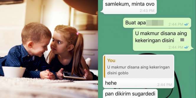 6 Chat Kocak Saat Kakak dan Adik Berantem, Bikin Geleng Kepala