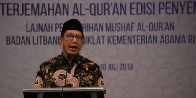 Menag: Terjemahan Tak Sepenuhnya Gambarkan Maksud Alquran