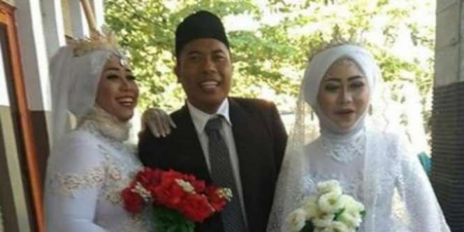 Inikah Sosok Istri Pertama yang Dampingi Suami Nikah Lagi?