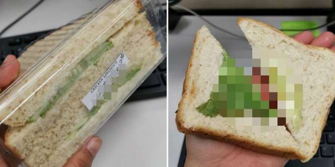 Beli Sandwich Isi Daging Ayam, Wanita Ini Kaget Lihat Isinya