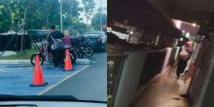 Buat Nangis, Pria Disabilitas Ini Naik Tangga 14 Lantai Antar Order Makanan