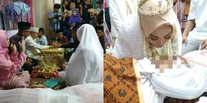 Kisah Haru Pengantin Ijab Kabul di Samping Jenazah Ibunya