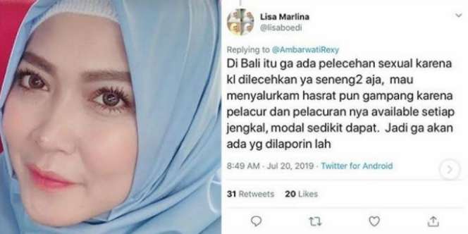 Fakta-fakta Cuitan Lisa Marlina yang Kontroversi