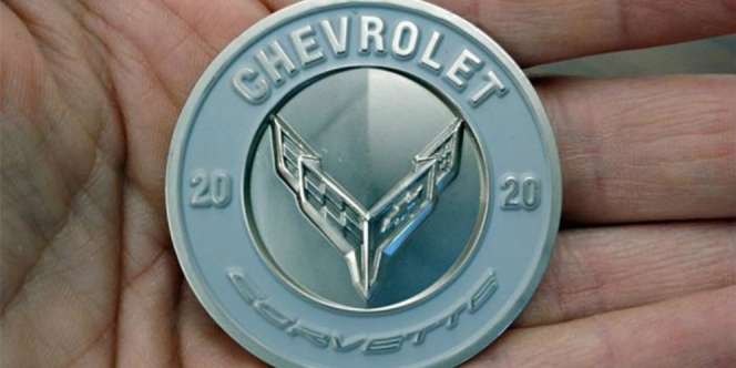 Cuma Cenderamata, Koin Corvette C8 Mau Dijual Rp20 Juta