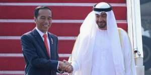 Jokowi Sambut Putra Mahkota Abu Dhabi