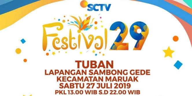 Meriah! Festival 29 Hadirkan Artis SCTV dan Hiburan Gratis