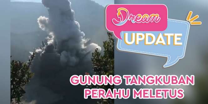 Video Detik-Detik Menegangkan Saat Gunung Tangkuban Parahu Meletus