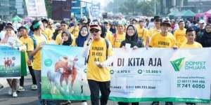 Ajak Berkurban, Dompet Dhuafa Tebar 1.440 Sate di Car Free Day
