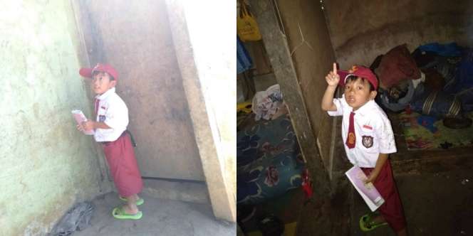 Dimandikan Guru, Kisah Siswa 1 SD Tanpa Seragam dan Alas Kaki Ini Bikin Nangis