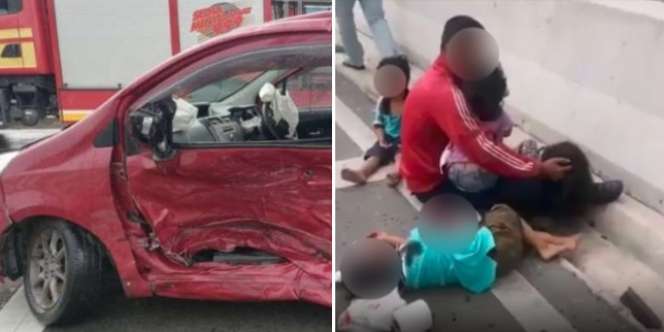 Video Ayah Gendong Putrinya yang Meninggal dalam Kecelakaan Bikin Haru