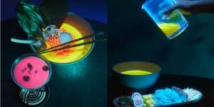 Ramen yang Berpendar dalam Gelap Bikin Orang Penasaran