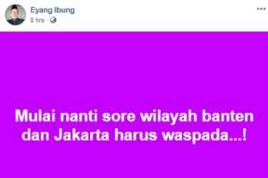 Netizen Heboh Eyang Ibung, Bisa Ramal Gempa Banten 4 Jam Sebelum Kejadian