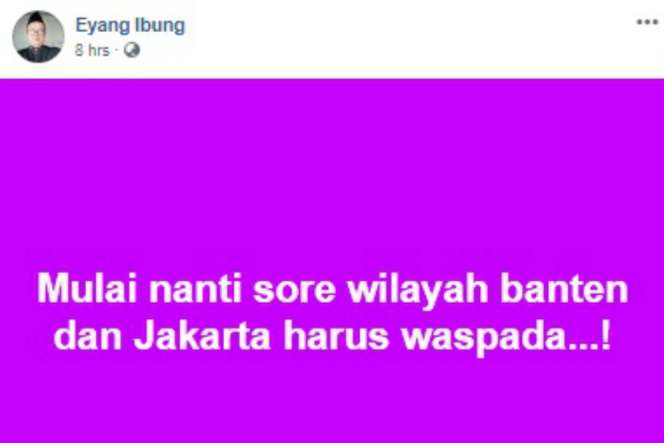 Netizen Heboh Eyang Ibung, Bisa Ramal Gempa Banten 4 Jam Sebelum Kejadian