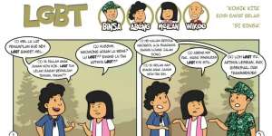 Heboh Komik LGBT di Akun Twitter Puspen TNI